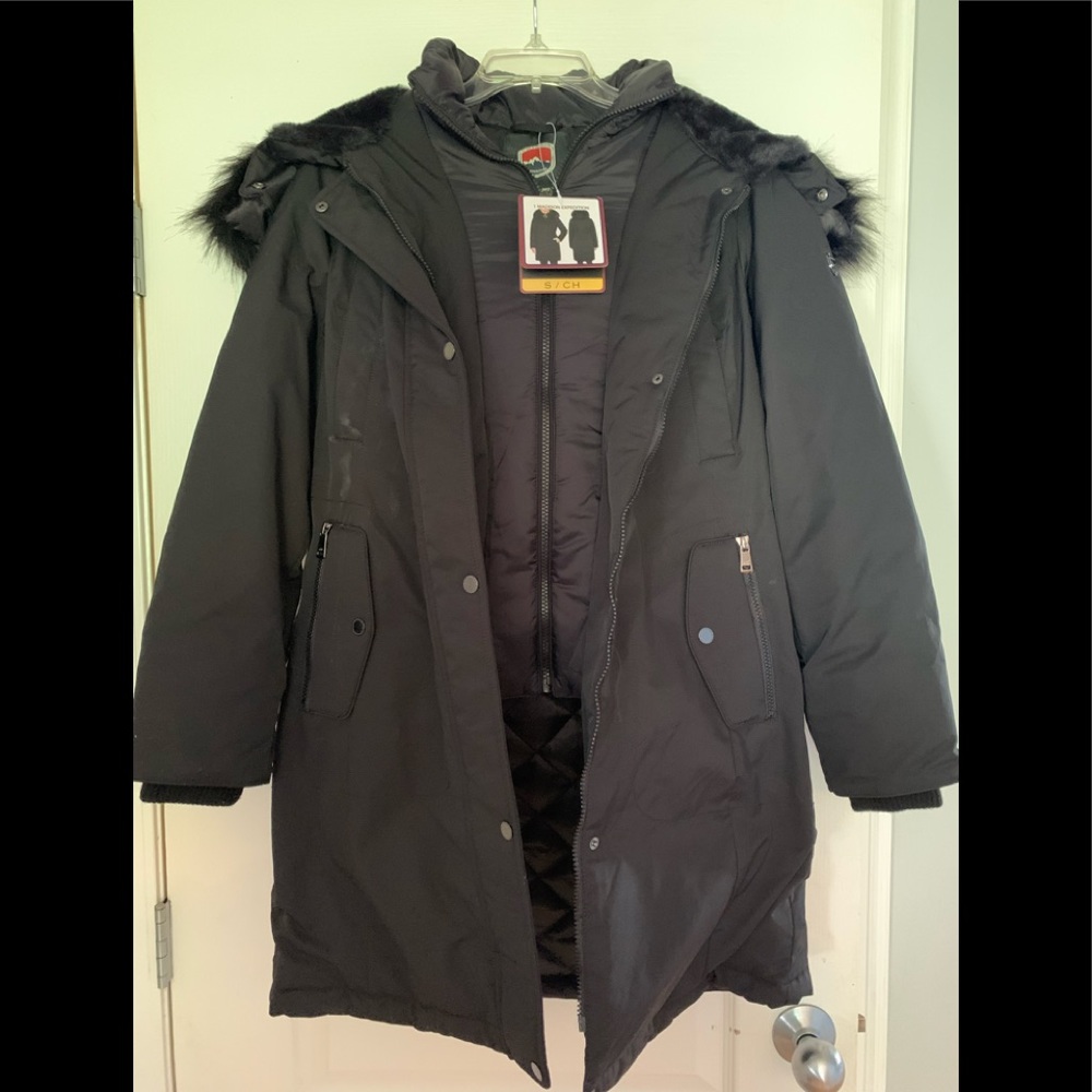 Women's Winter Coat Jacket 1 Madison Expedition Small warm winter Knee length